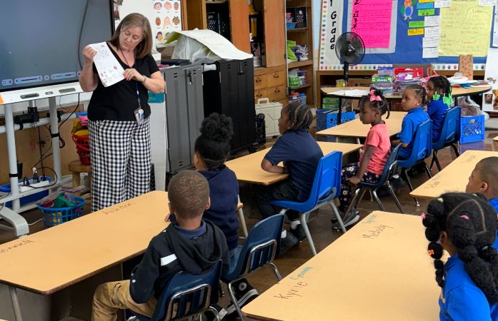  Classroom filled with Pre-K students excited for Kindergarten